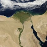 Aegypten-Satellitenaufnahmen